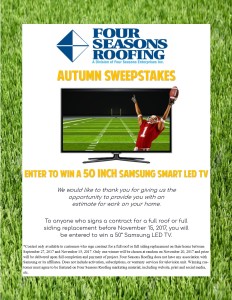 Details about our Autumn Sweepstakes